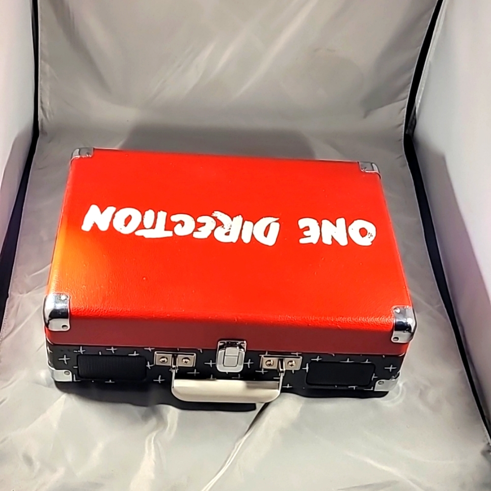 Crosley Red and Black One Direction Record Carrying Case